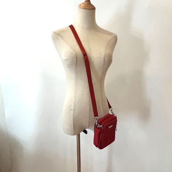 Baggallini Mini Crossbody Travel Bag Handsfree Nylon Card Slots Belt Bag - Picture 7 of 9